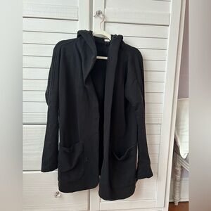 Black Women's Gap open hoodie thick size small